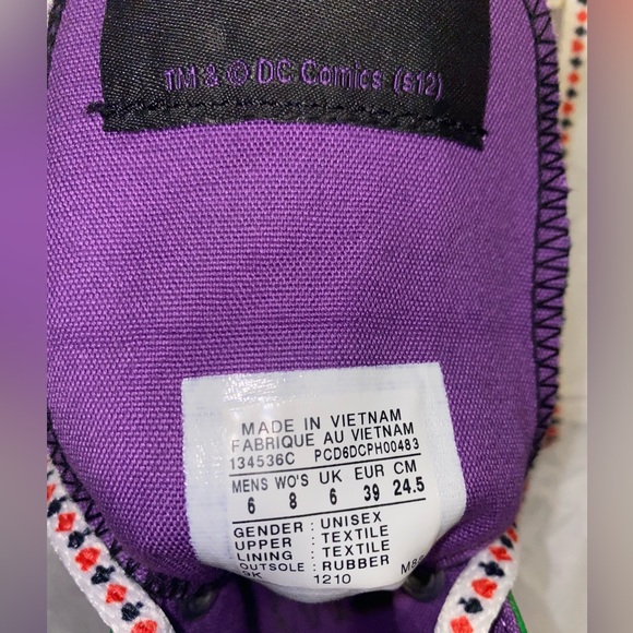 Converse Joker’s Wild DC X Converse Limited Edition High Tops Unisex - Picture 6 of 8